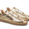 Sneakers Alfie 7757 Evian Dorado para mujer, diseño mexicano, categoría Court